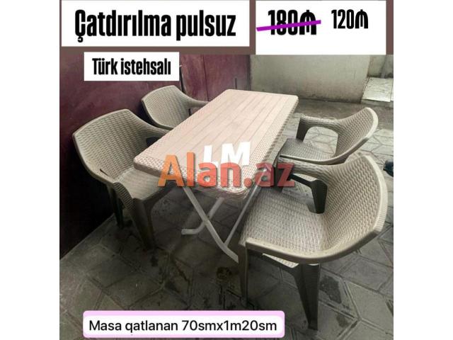 Plastik stol stul desti