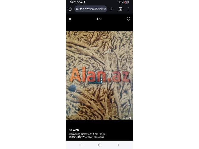 Samsung a14 ehtiyyat hiseai kimi sarıram