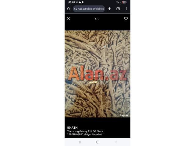 Samsung a14 ehtiyyat hiseai kimi sarıram