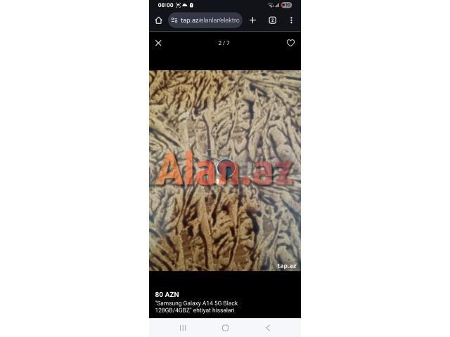 Samsung a14 ehtiyyat hiseai kimi sarıram