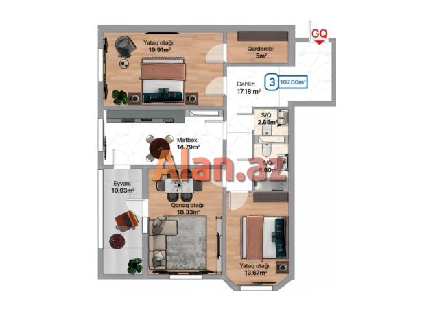 Xirdalan seheri Blue city yasayis kompleksi