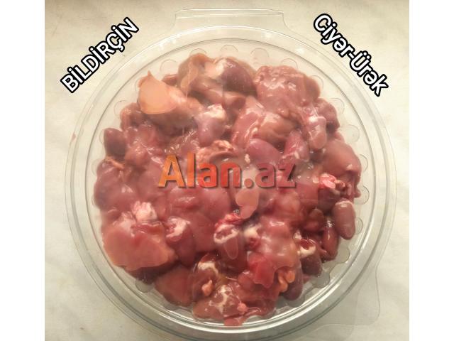 Bildirçin Ciyər-Ürəyi