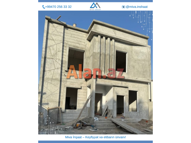 Bağ evlərinin tikintisi (sərfəli şərtlər ilə peşəkar xidmət)