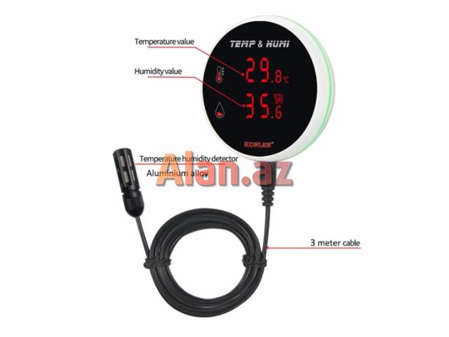 Termometr-hiqrometr KONLEN ( WI-FI )