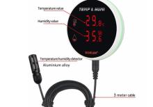 Termometr-hiqrometr KONLEN ( WI-FI )