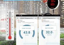 Termometr-hiqrometr KONLEN ( WI-FI )