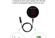 Termometr-hiqrometr KONLEN ( WI-FI )