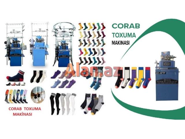Corab toxuyan makina
