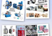 Salfetka istehsal edən makina