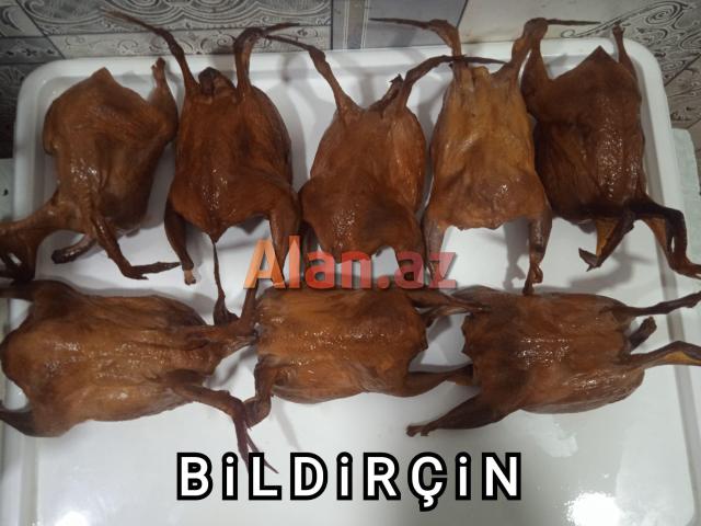 Hisə verilmiş Bildirçin və Toyuq məhsulları