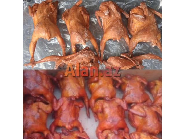 Hisə verilmiş Bildirçin və Toyuq məhsulları