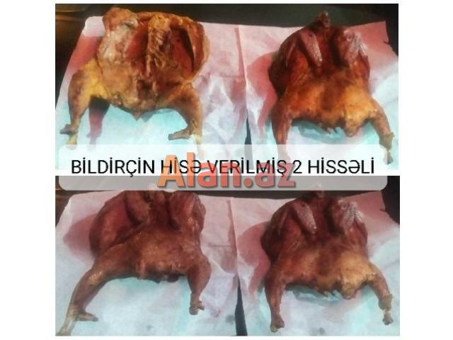 Hisə verilmiş Bildirçin və Toyuq məhsulları
