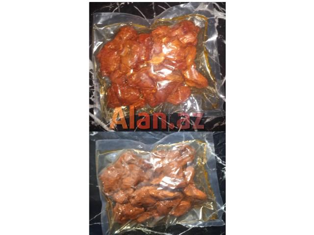 Hisə verilmiş Bildirçin və Toyuq məhsulları