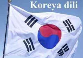 Koreya dili kursları.