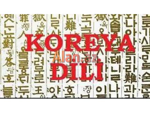 Koreya dili kursları.