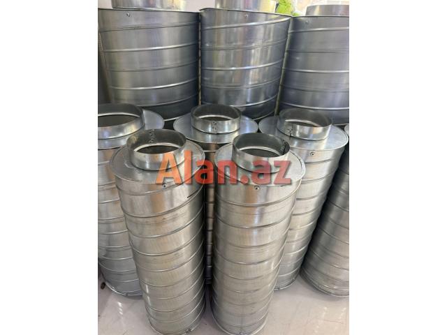 Havalandırma üçün Səs boğucu