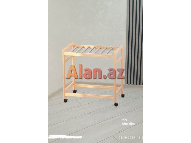 Şalvar Ayaqqabı rəfli veşelka