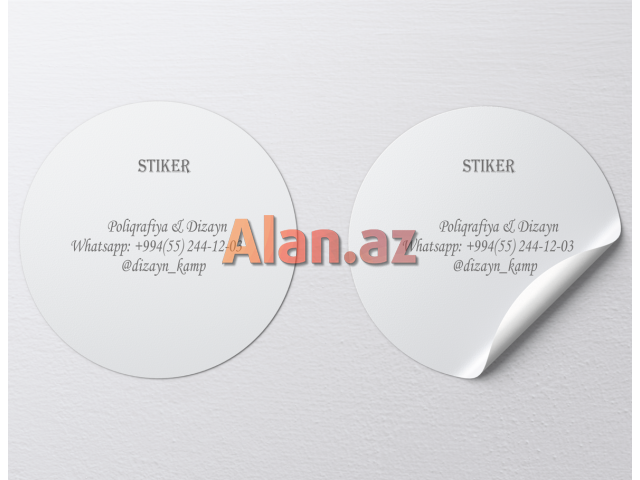 Stikerlərin hazırlanması