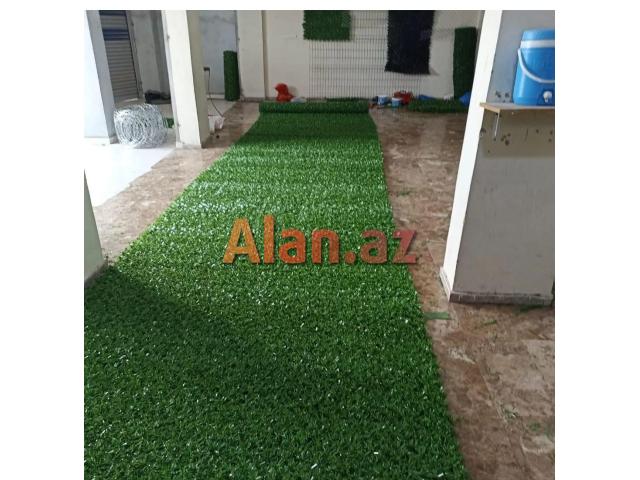 Yaşıl hasar -setka qazon-çim çit-