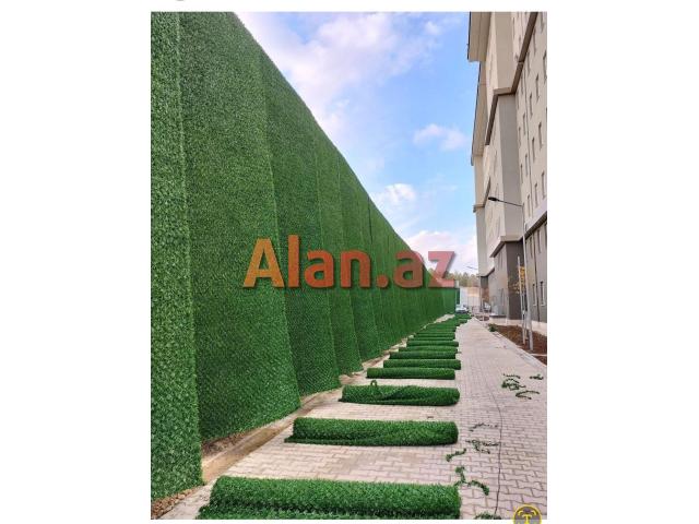 Yaşıl hasar -setka qazon-çim çit-