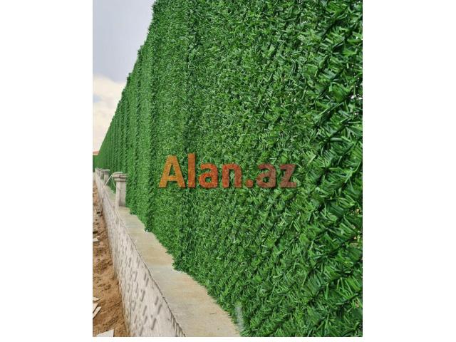 Yaşıl hasar -setka qazon-çim çit-