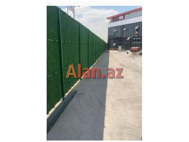 Yaşıl hasar -setka qazon-çim çit-