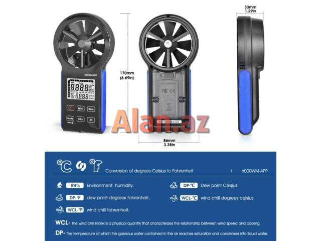 Anemometr HOLDPEAK 6000WM-APP