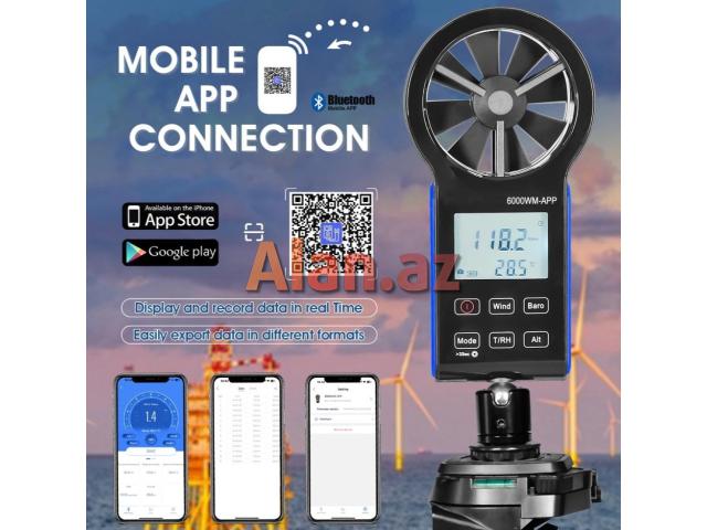 Anemometr HOLDPEAK 6000WM-APP
