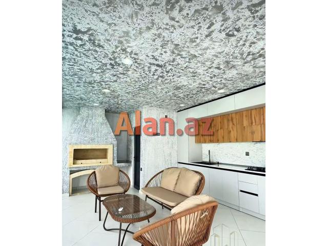 Merdekan qesebesi. Muasir Uslubda İnsaa edilmis Bag Evi satılır.