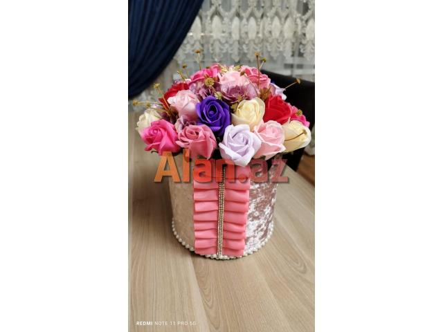 Sabun gül sebetleri