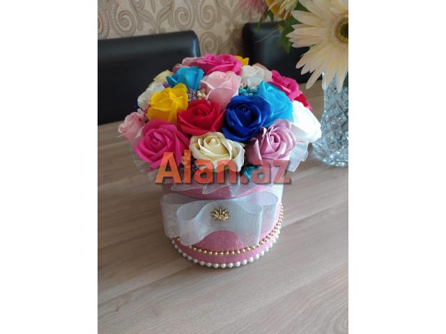 Sabun gül sebetleri