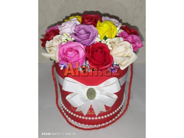 Sabun gül sebetleri