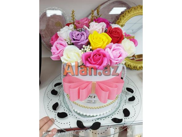 Sabun gül sebetleri