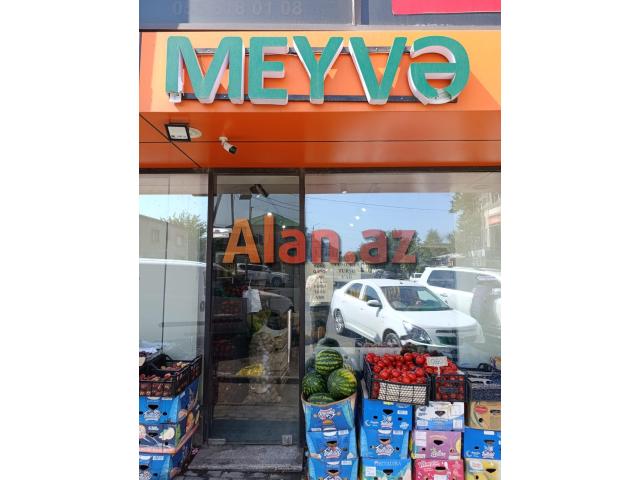 Meyve tərəvəz dukani hazir biznes kimi satilir