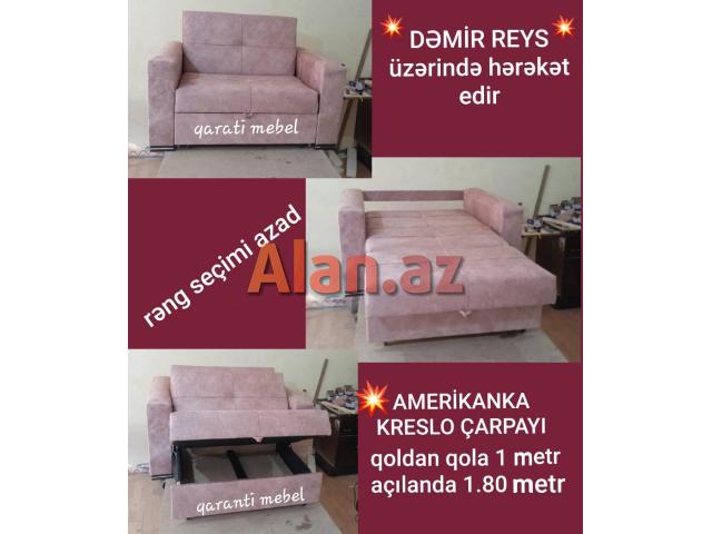 yeni amerikanka taxt divan , çarpayı kreslo