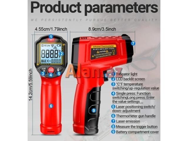 İnfraqırmızı termometr ANENG TH-202