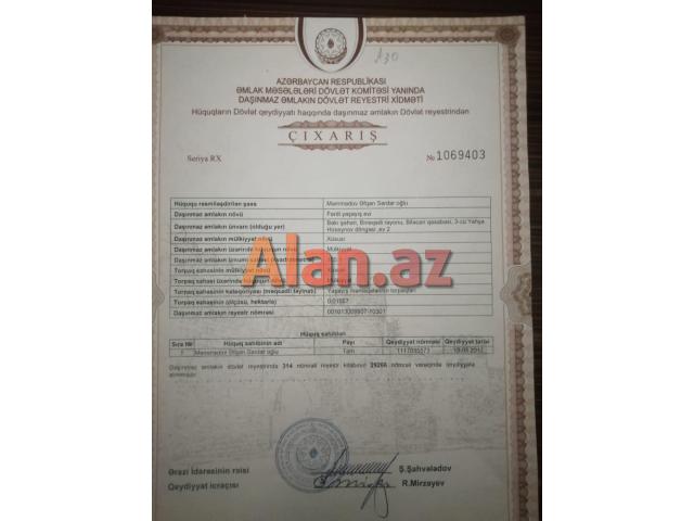 Biləcəridə Kupçalı 3 mərətbə 5 otaq villa