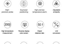 Təmassız sənaye pirometri MESTEK IR05B