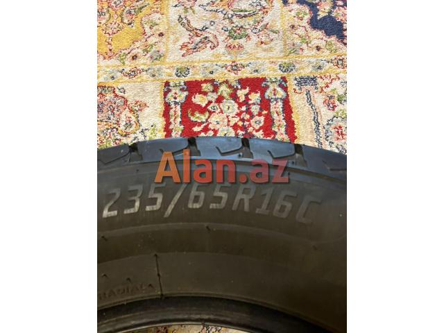 235/65/r16 ölçüdə az işlənmiş şinlər