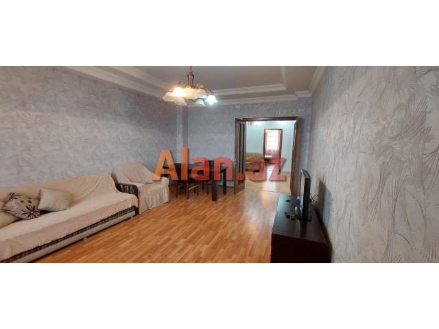 120 m2 3 otaqlı təmirli mənzil kirayə verilir