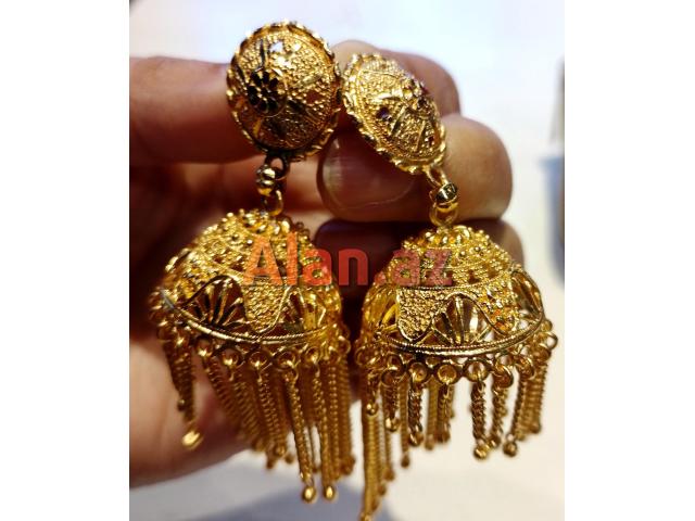 Hindistandan birabaşa gətirilmiş sırğa