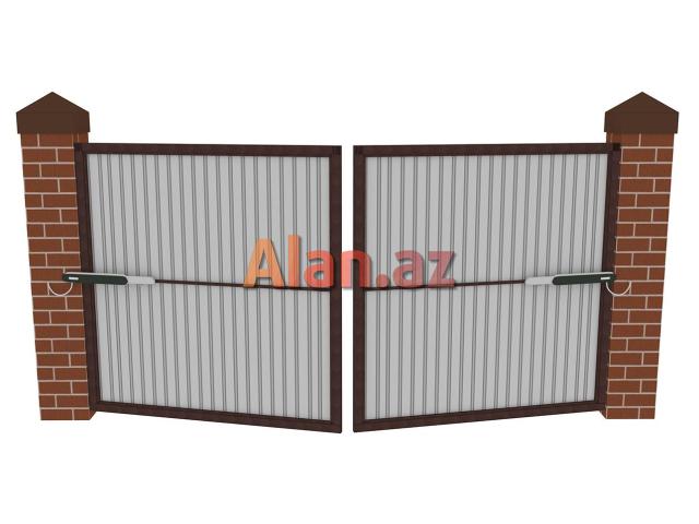 Avtomatik darvaza qollari pultla