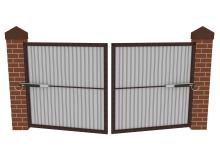 Avtomatik darvaza qollari pultla