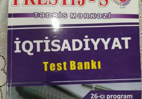 İqtisadiyyat test bankı