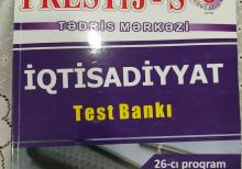 İqtisadiyyat test bankı