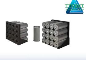 Havalandırma üçün Qoxu Tutucu Karbon Silinder Filtr