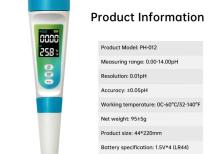 PH metr. Model: PH-012