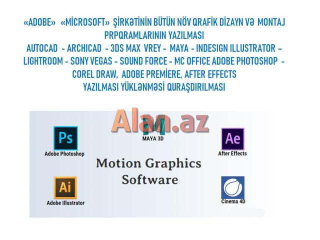 Dizayn Qrafik montaj proqramlarının yazılması