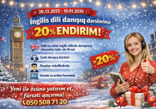 Endirimli ingilis dili dərsləri