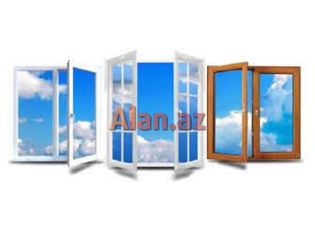 plastik qapi ve pencere